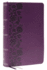 KJV Holy Bible: Large Print Single-Column with 43,000 End-Of-Verse Cross References, Purple Leathersoft, Personal Size, Red Letter, (Thumb Indexed): King James Version
