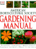 American Horticultural Society Gardening Manual (American Horticultural Society Practical Guides)