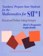 Teachers! Prepare Your Students for the Mathematics for Sat* I: Methods and Problem-Solving Strategies (1-Off)