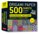 Origami Paper 500 Sheets Psychedelic Patterns 6" (15 Cm): Tuttle Origami Paper: Double-Sided Origami Sheets Printed With 12 Different Designs (Instructions for 5 Projects Included)