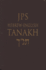 Jps Hebrew-English Tanakh