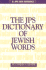 The Jps Dictionary of Jewish Words