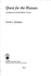 Quest for the Human: an Exploration of Saul Bellow's Fiction