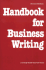 Handbook for Business Writing