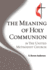The Meaning of Holy Communion in the United Methodist Church