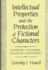 Intellectual Properties and the Protection of Fictional Characters: Copyright, Trademark Or Unfair Competition? (African Studies; 133)