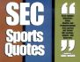 Sec Sports Quotes