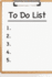 To Do List: Ein Cooles Notizheft, to Do List Mit Klemmbrett Motiv (Ca. Din A5) Kariert