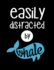 Easily Distracted By Whale: 120 Pages, Soft Matte Cover, 8.5 x 11