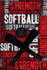 Softball Strength and Conditioning Log: Softball Workout Journal and Training Log and Diary for Player and Coach-Softball Notebook Tracker