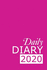 Daily Diary 2020: Pink 365 Day Tabbed Journal January-December (Clark Diaries & Journals)