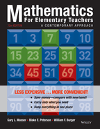 Mathematics for Elementary Teachers: a Contemporary Approach 8th Edition Binder Ready Version With Binder Ready Survey Flyer and Wileyplus Set