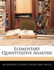 Elementary Quantitative Analysis