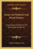 Essays on Political and Social Science: Contributed Chiefly to the Edinburgh Review V1