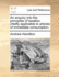 An Inquiry Into the Principles of Taxation (Reprints of Economic Classics)