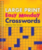 Large Print Easy Monday Crosswords (Spiral Bound, Comb Or Coil)
