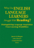Why Do English Language Learners Struggle With Reading? : Distinguishing Language Acquisition From Learning Disabilities