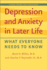 Depression and Anxiety in Later Life