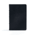 Csb Ultrathin Reference Bible, Black Premium Leather