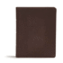 CSB Study Bible, Brown Genuine Leather: Faithful and True