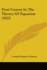 First Course In The Theory Of Equation (1922)