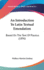 An Introduction To Latin Textual Emendation: Based On The Text Of Plautus (1896)