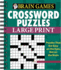 Brain Games - Crossword Puzzles - Large Print (Green)