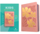 NLT Kids Bible, Thinline Reference Edition (Leatherlike, Tropical Flowers Dusty Pink, Red Letter)