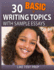 30 Basic Writing Topics With Sample Essays Q1-30: 120 Basic Writing Topics 30 Day Pack 1