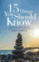 15 Things You Should Know: Wisdom for Life's Journey