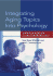 Integrating Aging Topics Into Psychology: a Practical Guide for Teaching Undergraduates