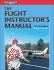 The Flight Instructor's Manual (the Flight Manuals Series)