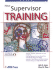 New Supervisor Training [With Cdrom]