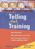 Telling Ain't Training