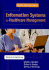 Austin and Boxerman's Information Systems for Healthcare Management
