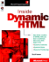 Inside Dynamic Html (Microsoft Programming Series)