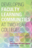 Developing Faculty Learning Communities at Two-Year Colleges