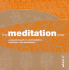 The Meditation Year