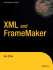 Xml and Framemaker