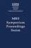 Doping Engineering for Front-End Processing: Volume 1070 (Mrs Proceedings)