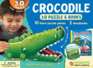 Crocodile 3-D Puzzle & 2-Book Set