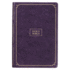Kjv Holy Bible, Giant Print Full-Size Faux Leather Red Letter Edition-Thumb Index & Ribbon Marker, King James Version, Purple Floral