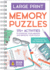 Large Print Memory Puzzles: 175+ Puzzles and Activities for Adults to Exercise Memory and Improve Focus-Includes Spiral Bound / Lay Flat Design and...Font for Easy Reading (Brain Busters)