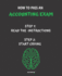 Notebook How to Pass an Accounting Exam: Read the Instructions Start Crying 7, 5x9, 25