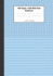 Half Graph / Half Wide Ruled Notebook: 7 X 11 Inches, 100 Dual Format Pages-5x5 Graph on Top, Wide Ruled Lines on Bottom-Aqua