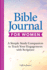 Bible Journal for Women: a Simple Study Companion to Track Your Engagement With Scripture