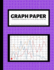 Graph Paper Composition Notebook: 4x4 Quad Ruled Graphing Grid Paper | 100 Pages | Purple