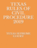 Texas Rules of Civil Procedure 2019