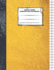 Graph Paper Composition Notebook: 110 Pages | Quad Ruled 4x4 | 8.5" X 11": Yellow Large Notebook With Grid Paper | Math Notebook for Students