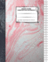 Graph Paper Composition Notebook: 110 Pages | Quad Ruled 4x4 | 8.5" X 11": Marble Large Notebook With Grid Paper | Math Notebook for Students